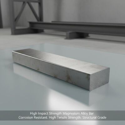 Yüksek Çarpışma Gücü Magnezyum Alaşımlı Çubuk İyi Korozyon Direnci ve Yüksek Çekim Gücü Sunar Yapısal için İdeal