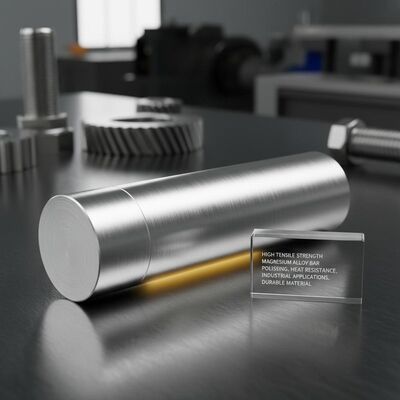 Yüksek Çekme Dayanımlı Magnezyum Alaşımlı Çubuk Parlatma Isı Direnci Endüstriyel Uygulamalar İçin Uygun Dayanıklı ve Malzeme
