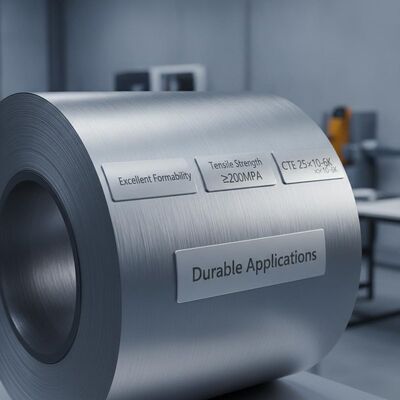 Mükemmel Şekillendirilebilirlik Magnezyum Alaşımlı Levha, Çekme Dayanımı ≥200MPa ve Termal Genleşme Katsayısı 25×10-6K ile dayanıklı uygulamalar için